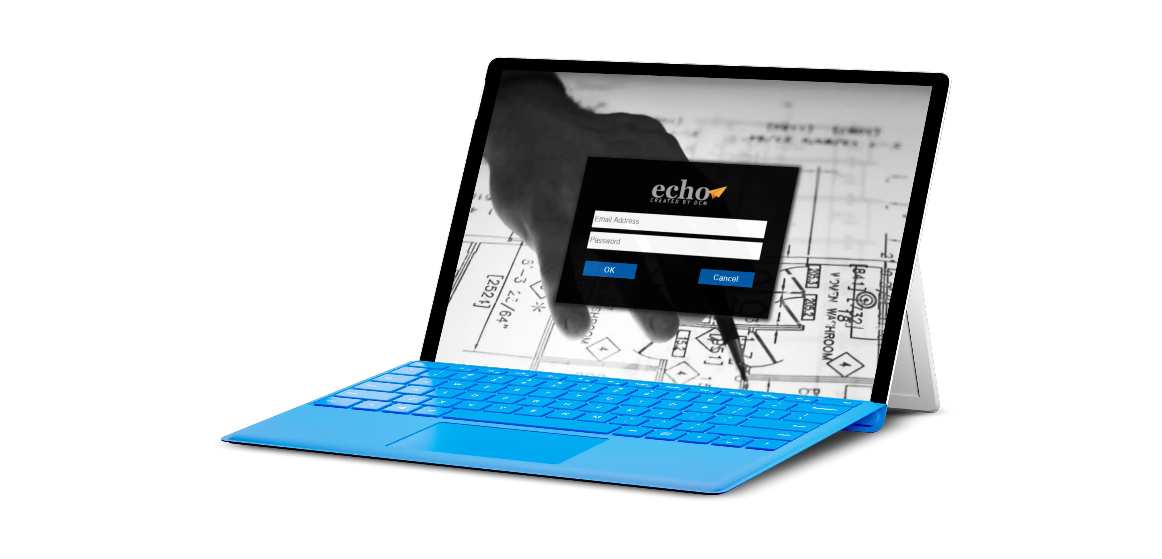 Echo Drawing Management Software on Tablet - Find your drawings in seconds